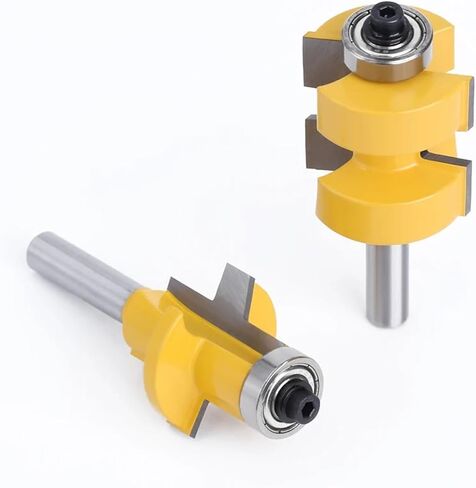 Metal Lathe Machine, Lathe Machine, 8mm Shank T-Slot Bearings Square Tooth Tenon Bit Milling Cutter Carving Router Set For Woodworking,for Sanding and Polishing in Kuwait