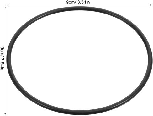 DEARMAMY 2pcs Replacement Rubber Seal for Jewelry Tumbler Hexagonal Drum Lid Gasket Anti-Leak Rotary Polisher Barrel Seal O-Ring for Jewelry Polishing Machine in Kuwait