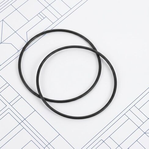 DEARMAMY 2pcs Replacement Rubber Seal for Jewelry Tumbler Hexagonal Drum Lid Gasket Anti-Leak Rotary Polisher Barrel Seal O-Ring for Jewelry Polishing Machine in Kuwait