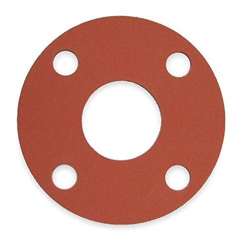 Gasket, Full Face, 3 in, SBR, Red in Kuwait