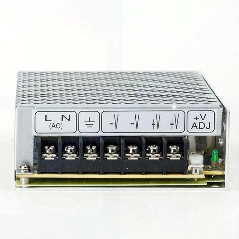 RS-100-48 48V 2.3A 110.4W Switching Power Supply, Withstands 300VAC Surge 5 Sec, 105°C Capacitor, Adjustable DC Output for CCTV Cameras, LED Strip Lights， 3D Printers in Kuwait