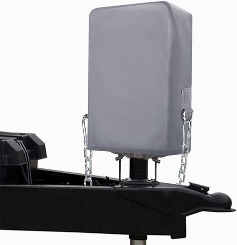 RV Electric Tongue Jack Cover with Enhanced Waterproof UV-Proof PVC+Oxford | 14"H x 5"W x10"D Electric Trailer Protective Cover with D-Rings & Drawstrings, WanDwel RV Accessories for Outdoor Camper in Kuwait