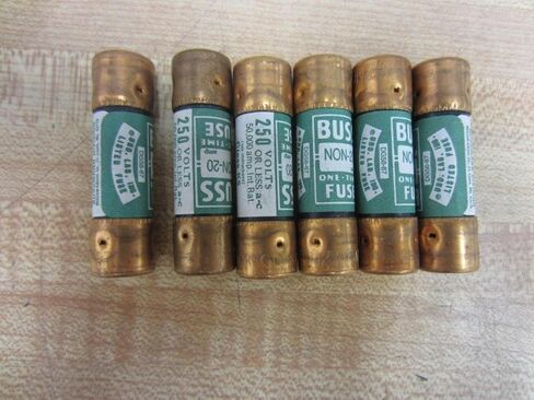 Buss NON-20 Bussmann Fuse N0N-20 Cooper (عبوة من 6 قطع) in Kuwait