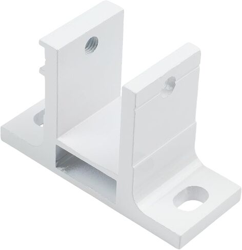 Retractable Awning Wall Bracket, Aluminum Alloy Mounting Support, White Finish, For 40mm Square Pipe, Garden Shade Replacement Part in Kuwait