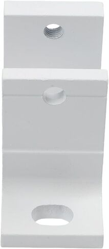 Retractable Awning Wall Bracket, Aluminum Alloy Mounting Support, White Finish, For 40mm Square Pipe, Garden Shade Replacement Part in Kuwait