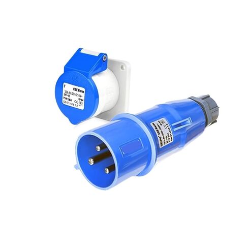 3Pin 32A IP44 قابس طاقة بعقب جدار سطح جبل المقبس مدخل موصل لمصنع ملعب مترو الانفاق صناعة KL4-4b in Kuwait