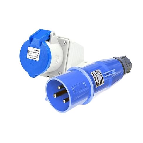 3Pin 32A IP44 قابس طاقة بعقب جدار سطح جبل المقبس مدخل موصل لمصنع ملعب مترو الانفاق صناعة KL4-4b in Kuwait