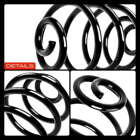 Frankberg 2x Coil Spring Rear Compatible with Corsa C F08 F68 2000-2009 Corsa C X01 2000-2012 Tigra Twintop/Convertible 2004-2009 Replace# 9196210 in Kuwait
