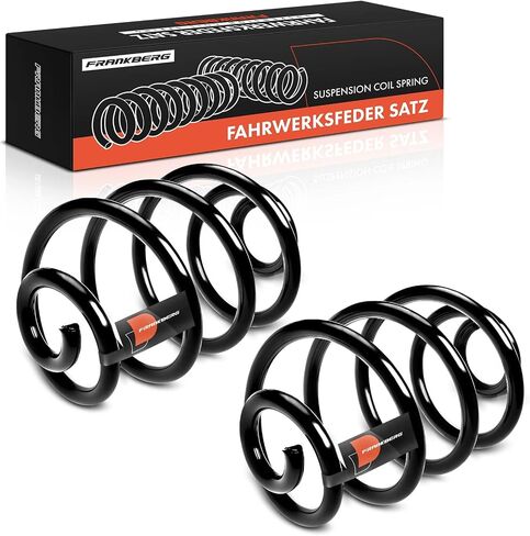 Frankberg 2x Coil Spring Rear Compatible with Corsa C F08 F68 2000-2009 Corsa C X01 2000-2012 Tigra Twintop/Convertible 2004-2009 Replace# 9196210 in Kuwait