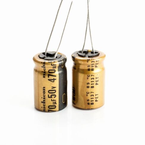 Luftschloss 2 قطعة Nichicon FW Serie 50V 22 فائق التوهج 5x11mmHiFi الصوت الألومنيوم مُكثَّف كهربائيًا in Kuwait