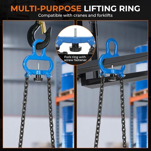 BEAMNOVA 1 Ton Upgraded Chain Drum Lifter + 55 Gal Metal Drum Heater in Kuwait