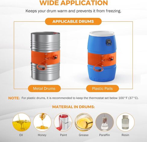 BEAMNOVA 1 Ton Upgraded Chain Drum Lifter + 55 Gal Metal Drum Heater in Kuwait