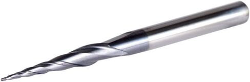 5pcs HRC55 Tapered Ball Nose Spiral End Mill R0.5xD4x20.5x50L Tungsten Solid Carbide CNC Router Bits 2 Flute Milling Cutter in Kuwait