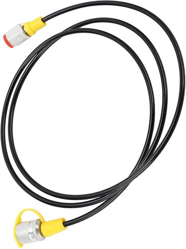 خرطوم اختبار الضغط الهيدروليكي، خط قياس الضغط العالي 63MPa 630Bar للأنظمة الهيدروليكية PU Aramid PA M16x2 إلى BSP1 4 Female DN3 1.5M 4Ft in Kuwait