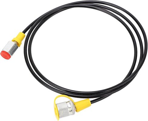 خرطوم اختبار الضغط الهيدروليكي، خط قياس الضغط العالي 63MPa 630Bar للأنظمة الهيدروليكية PU Aramid PA M16x2 إلى BSP1 4 Female DN3 1.5M 4Ft in Kuwait
