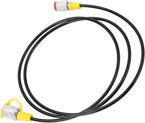 خرطوم اختبار الضغط الهيدروليكي، خط قياس الضغط العالي 63MPa 630Bar للأنظمة الهيدروليكية PU Aramid PA M16x2 إلى BSP1 4 Female DN3 1.5M 4Ft in Kuwait