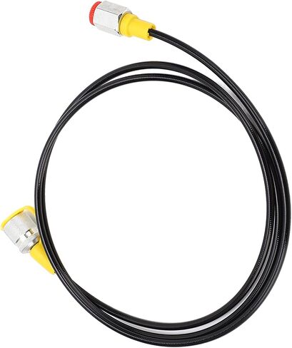 خرطوم اختبار الضغط الهيدروليكي، خط قياس الضغط العالي 63MPa 630Bar للأنظمة الهيدروليكية PU Aramid PA M16x2 إلى BSP1 4 Female DN3 1.5M 4Ft in Kuwait