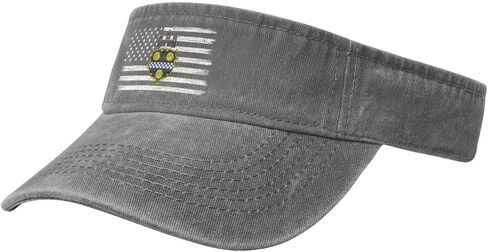 Vintage US and Pittsburgh City Coat of Arms Sun Visor Hats for Women Men Cotton Adjustable Sports Empty Top Golf Cap in Kuwait