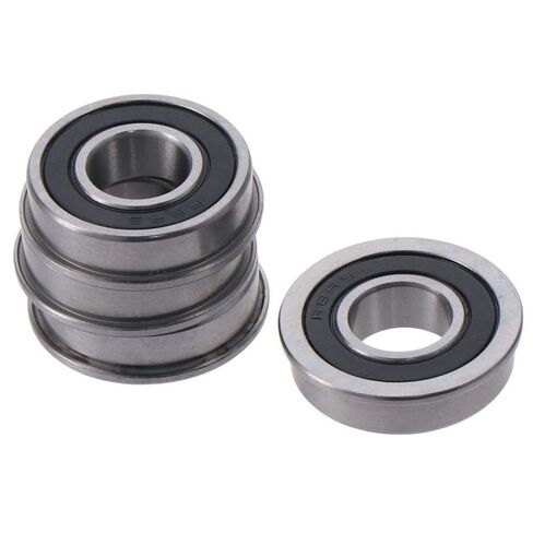 Miniature Ball Bearings 4pcs FR8-2RS Wear Resistance 1/2" x1-1/8 x5/16 Flange Rip Bearings Easy to Maintain Chrome Steel Flanged Ball Bearing Wheel in Kuwait