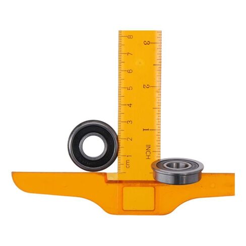 Miniature Ball Bearings 4pcs FR8-2RS Wear Resistance 1/2" x1-1/8 x5/16 Flange Rip Bearings Easy to Maintain Chrome Steel Flanged Ball Bearing Wheel in Kuwait