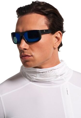 Polarized Sunglasses - UPF 50+ Sun Protection - Clearwater Flex in Black in Kuwait