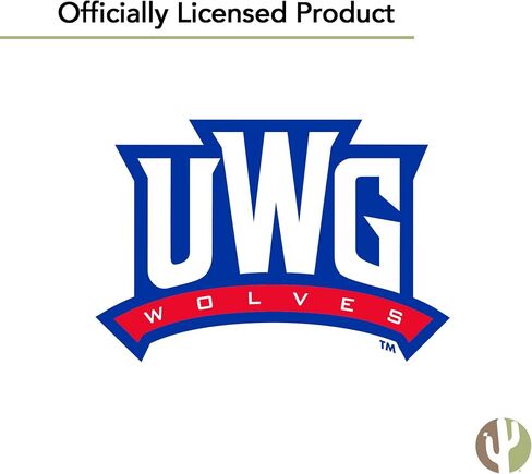 علم UWG لجامعة صبار الصحراء بجورجيا الغربية - لافتة ذئاب مقاس 3 × 5 أقدام، قماش متين للاستخدام الداخلي/الخارجي، تصميم بوليستر 100% (النمط 1) in Kuwait