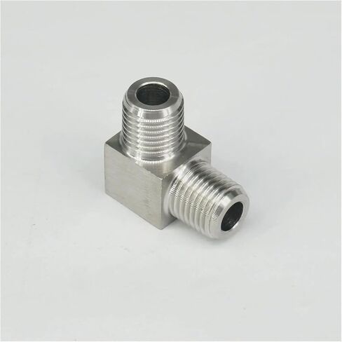 الضغط 3500psi 1/8 "NPT ذكر الكوع تركيب الأنابيب 304 الفولاذ المقاوم للصدأ المياه زيت الغاز in Kuwait