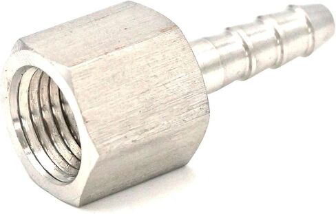 1/4" Female to 6mm 304 Stainless Steel Splicer Hose Tail Connector 98 bar in Saudi Arabia