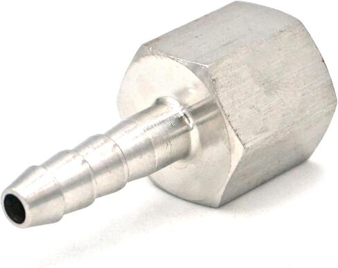1/4" Female to 6mm 304 Stainless Steel Splicer Hose Tail Connector 98 bar in Saudi Arabia