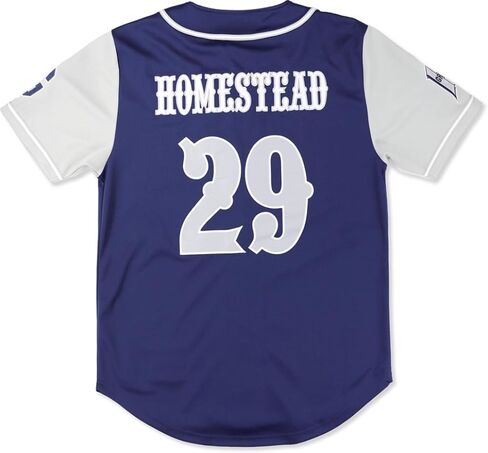 Big Boy Homestead Grays S5 Adult Baseball Jersey [Navy Blue] - ID#75092-115-207-0-0 in Kuwait