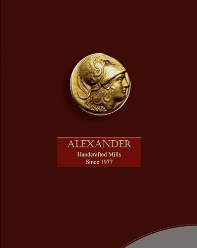 Alexander Handcrafted Mills Brass Pepper (9″) & Salt (8″) Refillable in Kuwait