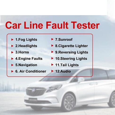 Car Voltage Detector Pen Type 100V Backlight Flashlight LED Electric Circuit Tester DC XT86A in Kuwait