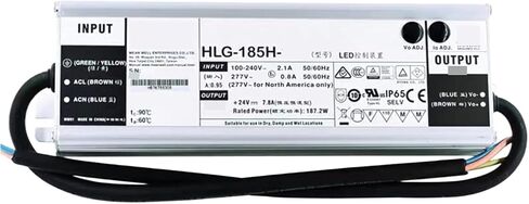 LED Switching Power Supply HLG-185H 12A/12B/24A/24B/30A/36A/36B/42A/48A; HLG-185H-36A 36V | HLG185H36A in Saudi Arabia