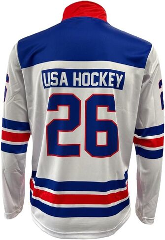 US Hockey Shield 2026 Replica 1/4 Zip Pullover - White - Adult XX in Kuwait