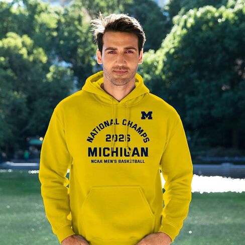 UGP Campus Apparel Michigan Wolverines 2026 كرة السلة الوطنية للأبطال الرياضيين، هوديي الفريق الرياضي in Kuwait