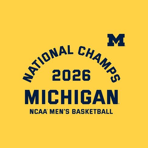 UGP Campus Apparel Michigan Wolverines 2026 كرة السلة الوطنية للأبطال الرياضيين، هوديي الفريق الرياضي in Kuwait