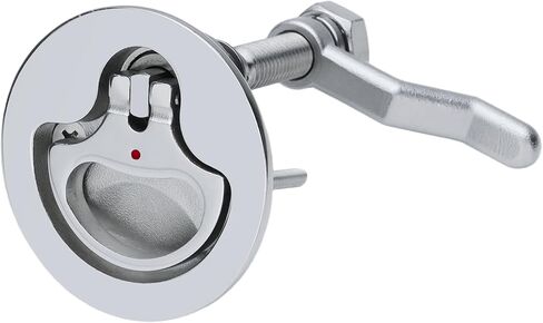SHENGHUISS Boat Cam Latch,Flush Pull Handle,316 Stainless Steel Boat Hatch Latch with Back Plate for Yachts, Ships,RVs in Kuwait