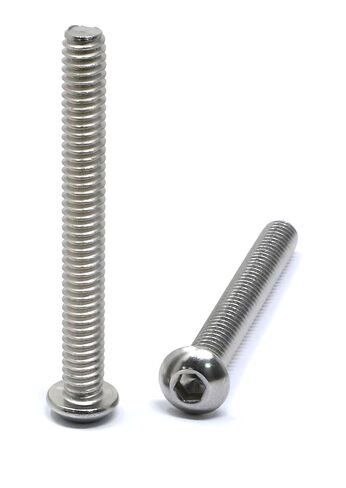 iexcell 20 Pcs 1/4-20 x 2-1/4" Stainless Steel 304 Hex Socket Button Head Cap Screws Bolts Kit in Kuwait