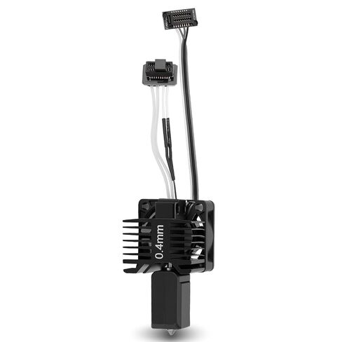 0.4mm Hardened Steel Hotend Kit Compatible with Bambu Lab P1P / P1S 3D Printers, 0.4 mm Nozzle, Complete Assembly with Cooling Fan, Ceramic Heater & Thermistor, Supports Up to 300°C in Kuwait