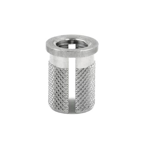 E-Z LOK Threaded Inserts for Plastic, M8-1.25, Stainless Steel Threads, Press-in Installation, Pack of 5, 260-M8-CR in Kuwait