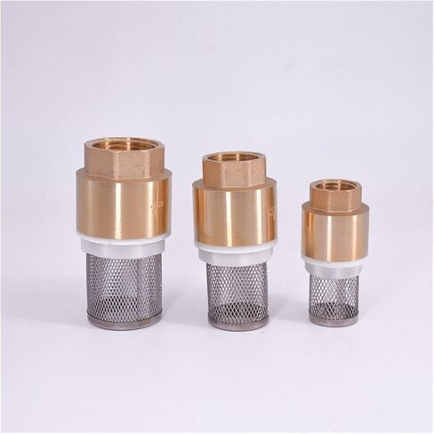 Brass Ball Valve 1/2" to 2" BSPP Female Threaded Check Valve with Steel Strainer 1ps(1/2") in Kuwait