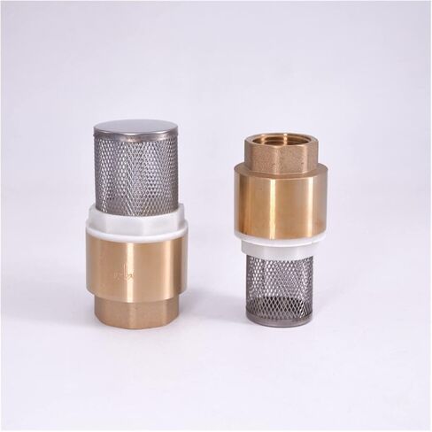 Brass Ball Valve 1/2" to 2" BSPP Female Threaded Check Valve with Steel Strainer 1ps(1/2") in Kuwait