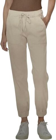 Buffalo Womens Tencel Blend Pull On Joggers - Athletic Pants (Cream, XXL) in Kuwait