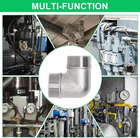 1 قطعة 90 درجة الكوع 1-1/4 "NPT ذكر x 1-1/4" NPT ذكر شارع الكوع 304 تجهيزات أنابيب الفولاذ المقاوم للصدأ ذكر الخيوط المقرنة in Kuwait