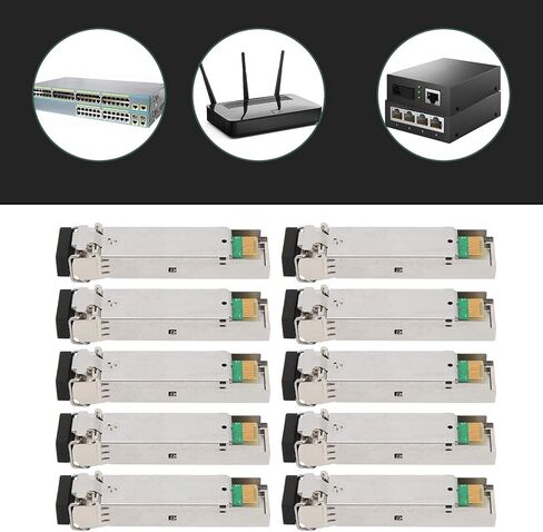 Gigabit Optical Module, LC Single Mode Fiber Interface 20KM Transmission for Network switches routers and SFP Port Devices in Kuwait