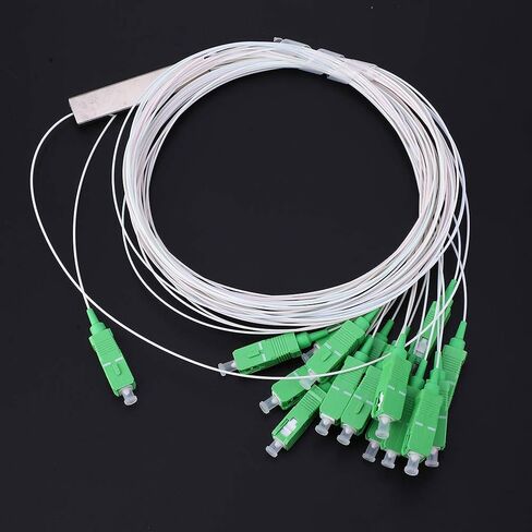 Zerodis Other Electronics Splitter SC PLC Type Optical Splitter with Low Insertion Loss High Return Loss for Home Wiring Engineering Project Fiber LAN Mini 1x16 Fiber Optic in Kuwait