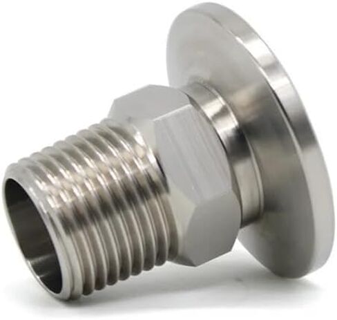 1 قطعة 1/8 "1/4" 3/8 "1/2" 3/4 "1" 1-1/4 "1-1/2" 2" ذكر الموضوع KF16 KF25 KF40 KF50 304 الفولاذ المقاوم للصدأ KF فراغ تركيب الأنابيب السداسية (KF50,1/2") in Kuwait