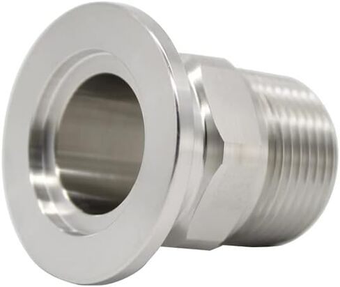 1 قطعة 1/8 "1/4" 3/8 "1/2" 3/4 "1" 1-1/4 "1-1/2" 2" ذكر الموضوع KF16 KF25 KF40 KF50 304 الفولاذ المقاوم للصدأ KF فراغ تركيب الأنابيب السداسية (KF50,1/2") in Kuwait