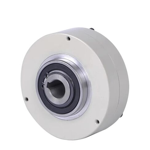 Hollow Thin Magnetic Powder Brake/Clutch, Tension Control, Hollow Hole, 24V High Temperature Resistance(Brown,50) in Kuwait