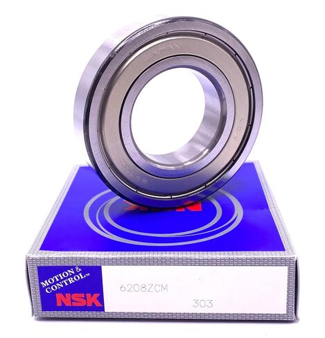 NSK Japan 6208 Z Ball Bearing, Metal Shielded ONE Side 40x80x18 mm in Saudi Arabia